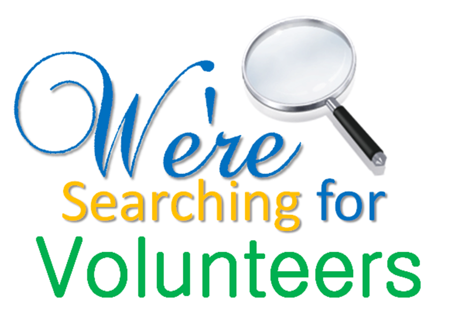 We're+Searching+for+Volunteers